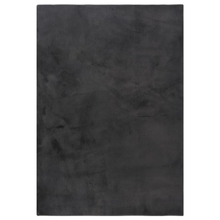 Alfombra de pelo sintético de conejo gris antracita 200x300 cm de vidaXL, Alfombras - Ref: Foro24-336001, Precio: 171,99 €, D...