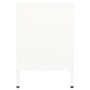 TV-Ständer aus Stahl und weißem Glas 105x35x52 cm von vidaXL, TV-Möbel - Ref: Foro24-336059, Preis: 92,09 €, Rabatt: %