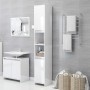 Bathroom furniture set 3 pieces glossy white engineered wood by vidaXL, Bathroom furniture - Ref: Foro24-3056940, Price: 152,...