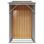 Brown galvanized steel garden shed 277x93x179 cm by vidaXL, Sheds - Ref: Foro24-364522, Price: 299,97 €, Discount: %