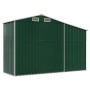 Cobertizo de jardín acero galvanizado verde 277x93x179 cm de vidaXL, Cobertizos - Ref: Foro24-364514, Precio: 326,17 €, Descu...