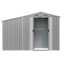 Cobertizo de jardín acero galvanizado gris 277x93x179 cm de vidaXL, Cobertizos - Ref: Foro24-364516, Precio: 336,60 €, Descue...