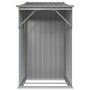 Cobertizo de jardín acero galvanizado gris 277x93x179 cm de vidaXL, Cobertizos - Ref: Foro24-364516, Precio: 336,60 €, Descue...