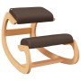 Brown birch plywood knee stool 55x84x55cm by vidaXL, Rocking chairs - Ref: Foro24-110331, Price: 107,69 €, Discount: %