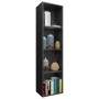 Estantería libros/mueble TV contrachapada negro 36x30x143 cm de vidaXL, Librerías y estanterías - Ref: Foro24-800145, Precio:...