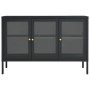 Anthracite gray steel and glass sideboard 105x35x70 cm by vidaXL, Sideboards - Ref: Foro24-336069, Price: 183,34 €, Discount: %