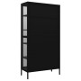 Steel and black tempered glass display case 90x40x180 cm by vidaXL, Lockers and storage cabinets - Ref: Foro24-336079, Price:...