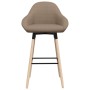 Kitchen bar stools 2 units taupe gray fabric by vidaXL, Kitchen stools - Ref: Foro24-338711, Price: 130,33 €, Discount: %