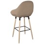 Kitchen bar stools 2 units taupe gray fabric by vidaXL, Kitchen stools - Ref: Foro24-338711, Price: 130,33 €, Discount: %