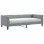 Sofá cama con colchón tela gris claro 90x190 cm de vidaXL, Camas y somieres - Ref: Foro24-3196570, Precio: 333,49 €, Descuent...