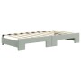 Trundle sofa bed with light gray velvet mattress 90x190 cm by vidaXL, Beds and slatted bases - Ref: Foro24-3196728, Price: 51...