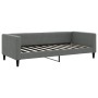 Sofa bed with dark gray fabric mattress 90x190 cm by vidaXL, Beds and slatted bases - Ref: Foro24-3196571, Price: 333,49 €, D...