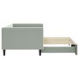 Sofá cama nido terciopelo gris claro 90x190 cm de vidaXL, Camas y somieres - Ref: Foro24-3196704, Precio: 266,68 €, Descuento: %