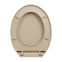 Tapa y asiento de váter con cierre suave ovalada beige de vidaXL, Asientos de inodoros y bidés - Ref: Foro24-145820, Precio: ...