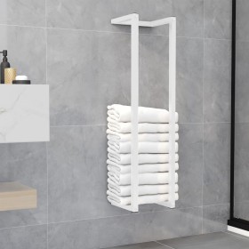 Toallero de acero blanco 25x20x95 cm de vidaXL, Toalleros - Ref: Foro24-336117, Precio: 29,48 €, Descuento: %