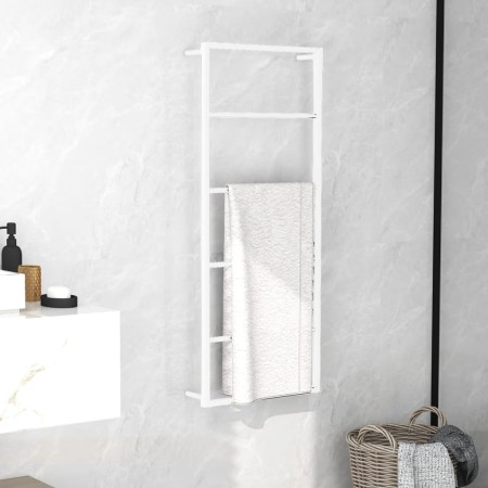 Toallero de acero blanco 45x10x115 cm de vidaXL, Toalleros - Ref: Foro24-336119, Precio: 43,87 €, Descuento: %