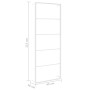 White steel towel rack 45x10x115 cm by vidaXL, Towel racks - Ref: Foro24-336119, Price: 43,87 €, Discount: %