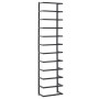 Black steel towel rack 24x12x96 cm by vidaXL, Towel racks - Ref: Foro24-336125, Price: 31,97 €, Discount: %