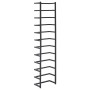 Black steel towel rack 24x12x96 cm by vidaXL, Towel racks - Ref: Foro24-336125, Price: 31,97 €, Discount: %