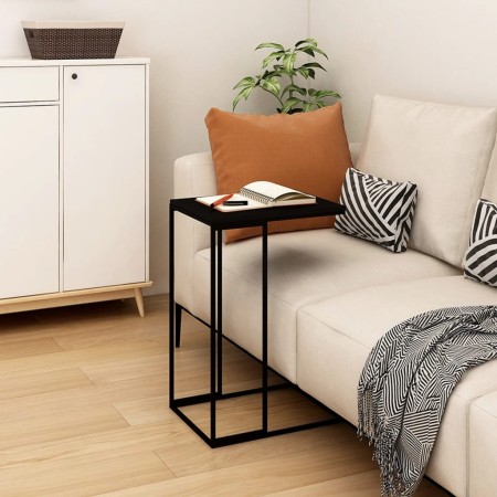 Black plywood side table 40x30x59 cm by vidaXL, Coffee table - Ref: Foro24-336130, Price: 33,58 €, Discount: %