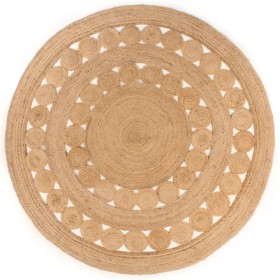 Round braided jute rug 210 cm by vidaXL, Rugs - Ref: Foro24-343591, Price: 111,16 €, Discount: %