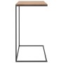 Black plywood side table 55x35x66 cm by vidaXL, Coffee table - Ref: Foro24-336132, Price: 37,99 €, Discount: %