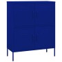 Navy blue steel storage cabinet 80x35x101.5 cm by vidaXL, Lockers and storage cabinets - Ref: Foro24-336136, Price: 195,44 €,...