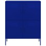 Navy blue steel storage cabinet 80x35x101.5 cm by vidaXL, Lockers and storage cabinets - Ref: Foro24-336136, Price: 195,44 €,...