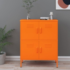 Orange steel storage cabinet 80x35x101.5 cm by vidaXL, Lockers and storage cabinets - Ref: Foro24-336138, Price: 233,99 €, Di...