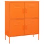 Orange steel storage cabinet 80x35x101.5 cm by vidaXL, Lockers and storage cabinets - Ref: Foro24-336138, Price: 233,40 €, Di...