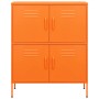 Orange steel storage cabinet 80x35x101.5 cm by vidaXL, Lockers and storage cabinets - Ref: Foro24-336138, Price: 233,40 €, Di...