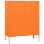 Orange steel storage cabinet 80x35x101.5 cm by vidaXL, Lockers and storage cabinets - Ref: Foro24-336138, Price: 233,40 €, Di...