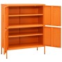 Orange steel storage cabinet 80x35x101.5 cm by vidaXL, Lockers and storage cabinets - Ref: Foro24-336138, Price: 233,40 €, Di...