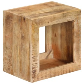 Solid mango wood stool 40x30x40 cm by vidaXL, Side tables - Ref: Foro24-337838, Price: 97,20 €, Discount: %