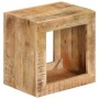 Taburete madera maciza de mango 40x30x40 cm de vidaXL, Mesas auxiliares - Ref: Foro24-337838, Precio: 97,99 €, Descuento: %