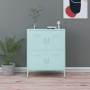 Mint green steel storage cabinet 80x35x101.5 cm by vidaXL, Lockers and storage cabinets - Ref: Foro24-336140, Price: 195,32 €...