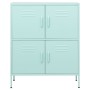 Mint green steel storage cabinet 80x35x101.5 cm by vidaXL, Lockers and storage cabinets - Ref: Foro24-336140, Price: 195,32 €...