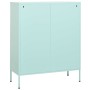 Mint green steel storage cabinet 80x35x101.5 cm by vidaXL, Lockers and storage cabinets - Ref: Foro24-336140, Price: 195,32 €...