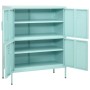 Mint green steel storage cabinet 80x35x101.5 cm by vidaXL, Lockers and storage cabinets - Ref: Foro24-336140, Price: 195,32 €...