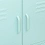 Mint green steel storage cabinet 80x35x101.5 cm by vidaXL, Lockers and storage cabinets - Ref: Foro24-336140, Price: 195,32 €...