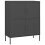 Anthracite gray steel storage cabinet 80x35x101.5 cm by vidaXL, Lockers and storage cabinets - Ref: Foro24-336141, Price: 190...