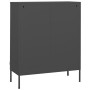 Anthracite gray steel storage cabinet 80x35x101.5 cm by vidaXL, Lockers and storage cabinets - Ref: Foro24-336141, Price: 190...