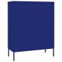 Navy blue steel drawer cabinet 80x35x101.5 cm by vidaXL, Lockers and storage cabinets - Ref: Foro24-336145, Price: 224,67 €, ...