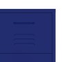 Navy blue steel drawer cabinet 80x35x101.5 cm by vidaXL, Lockers and storage cabinets - Ref: Foro24-336145, Price: 224,67 €, ...