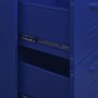 Navy blue steel drawer cabinet 80x35x101.5 cm by vidaXL, Lockers and storage cabinets - Ref: Foro24-336145, Price: 224,67 €, ...