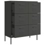 Anthracite gray storage cabinet 80x35x101.5 cm steel by vidaXL, Lockers and storage cabinets - Ref: Foro24-336150, Price: 227...