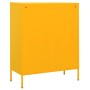 Mustard yellow steel storage cabinet 80x35x101.5 cm by vidaXL, Lockers and storage cabinets - Ref: Foro24-336155, Price: 230,...