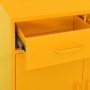 Mustard yellow steel storage cabinet 80x35x101.5 cm by vidaXL, Lockers and storage cabinets - Ref: Foro24-336155, Price: 230,...