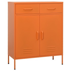 Orange steel storage cabinet 80x35x101.5 cm by vidaXL, Lockers and storage cabinets - Ref: Foro24-336156, Price: 231,19 €, Di...