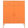 Orange steel storage cabinet 80x35x101.5 cm by vidaXL, Lockers and storage cabinets - Ref: Foro24-336156, Price: 231,19 €, Di...